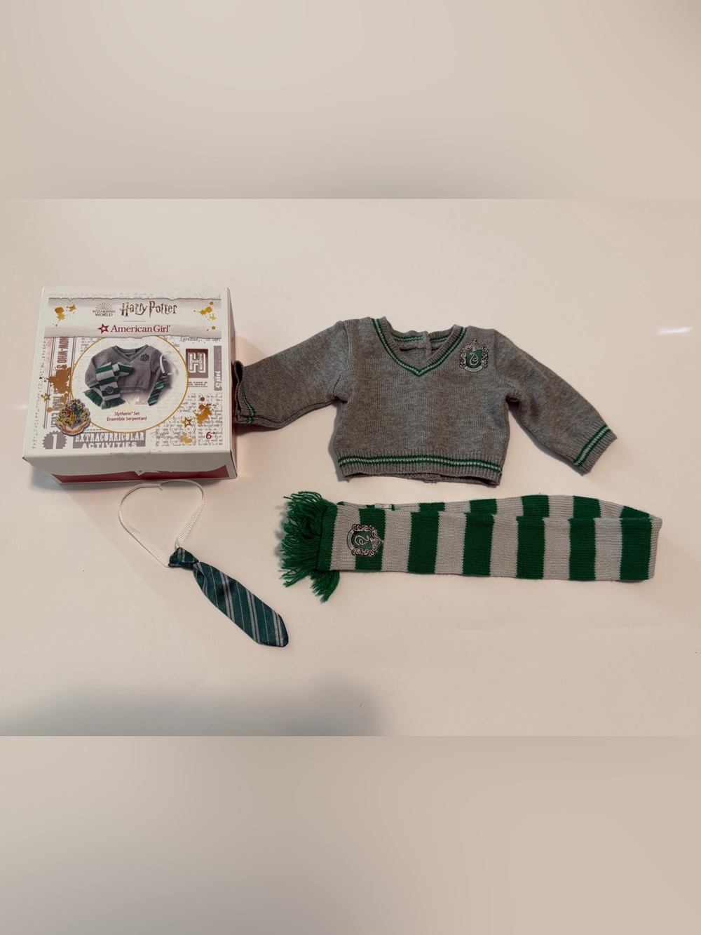 American Girl Slytherin Sweater Set